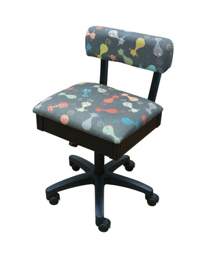 Arrow H6103 Adjustable Height Hydraulic Sewing and Craft Chair with