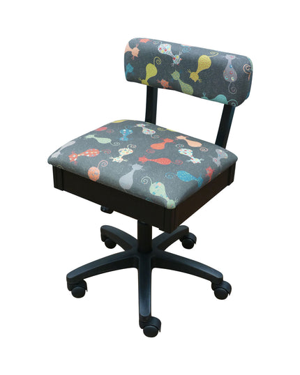 Arrow H6103 Adjustable Height Hydraulic Sewing and Craft Chair with