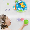 Bathtub Basketball Hoop And 3 Ball Children Baby Shower Toy Gift Set