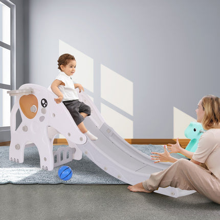 Children Slide Basketball Frame, Climbing Stairs,Unisex,Indoor And Outdoor Use