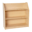 Flash Furniture Modern Indoor Natural Wooden 3 Shelf Book Display with