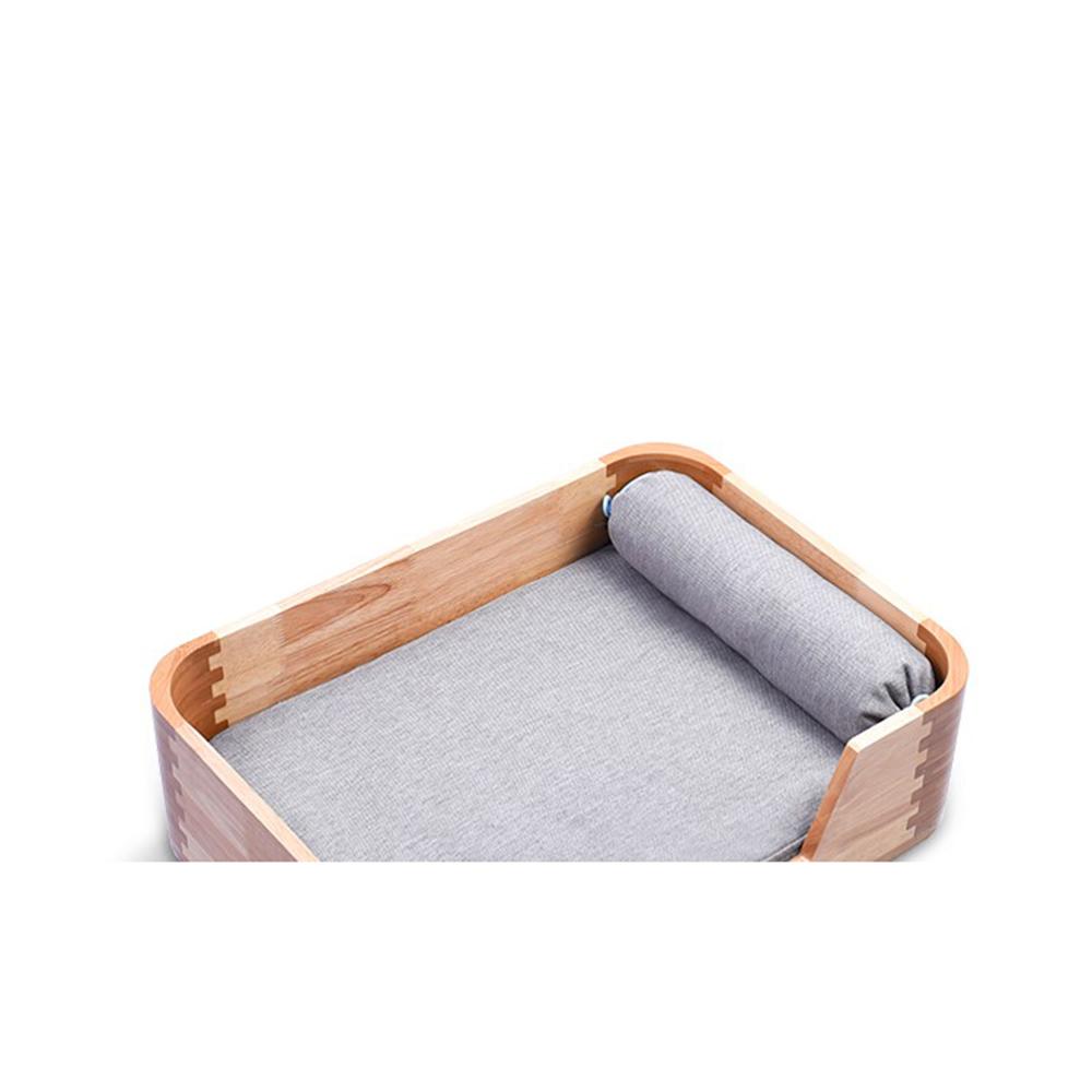 INSTACHEW Nakori Pet Bed with Rounded Edge Design, Removable Covers,