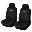 AUTOYOUTH Brand Embroidery Car Seat Covers Set Universal Fit Most Cars Covers with Tire Track Detail Styling Car Seat Protector