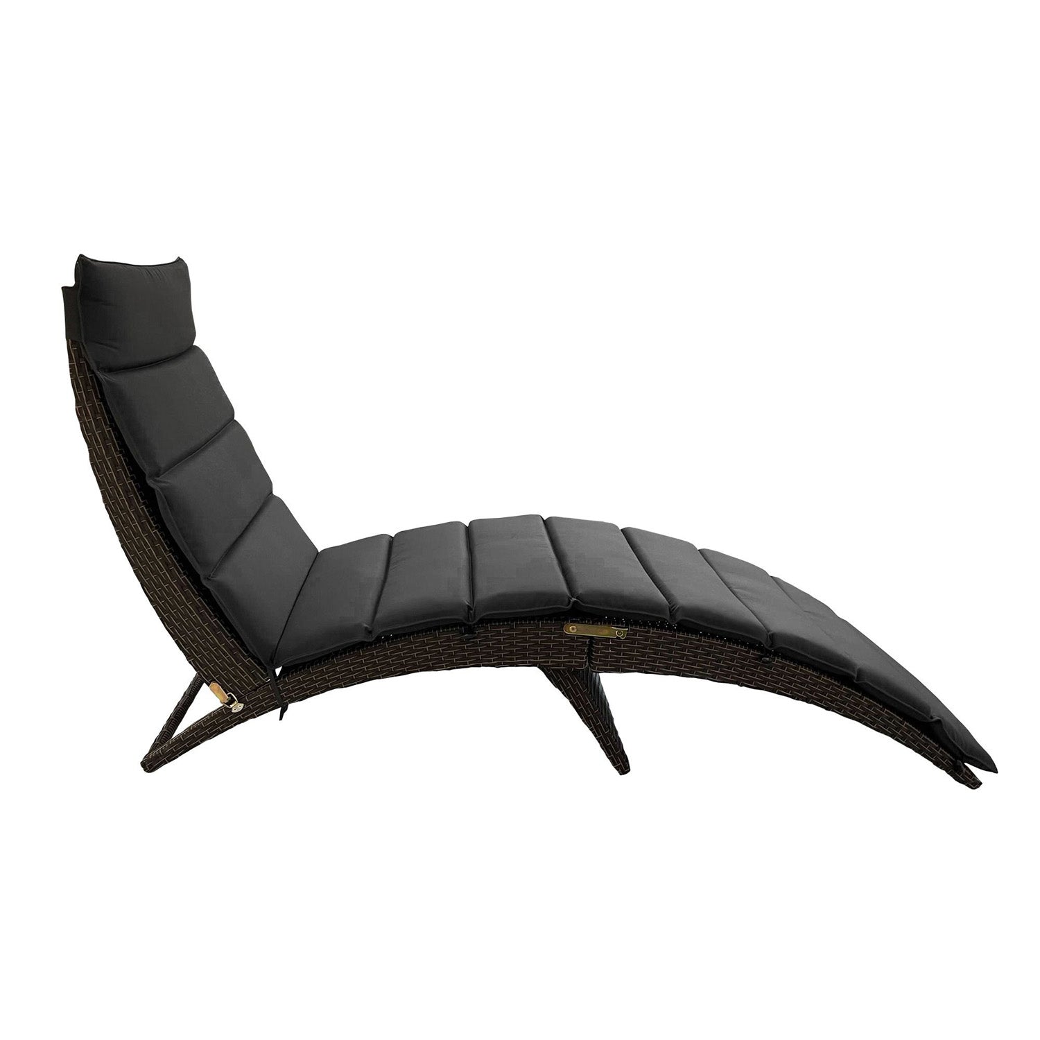 Vifah Modern Alameda Indoor / Outdoor / Patio Stretch Wicker Chaise