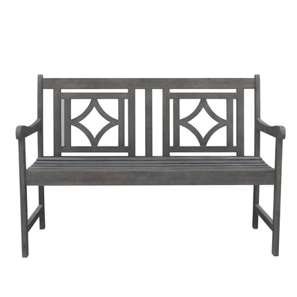 Vifah Renaissance Outdoor Patio Diamond 4-foot Hand-scraped Hardwood