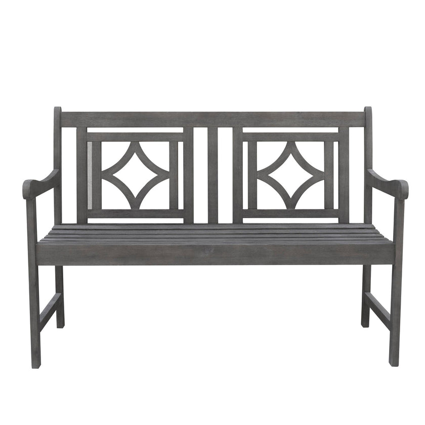 Vifah Renaissance Outdoor Patio Diamond 4-foot Hand-scraped Hardwood