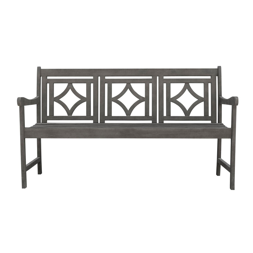 Vifah Renaissance Outdoor Patio Diamond 5-foot Hand-scraped Hardwood