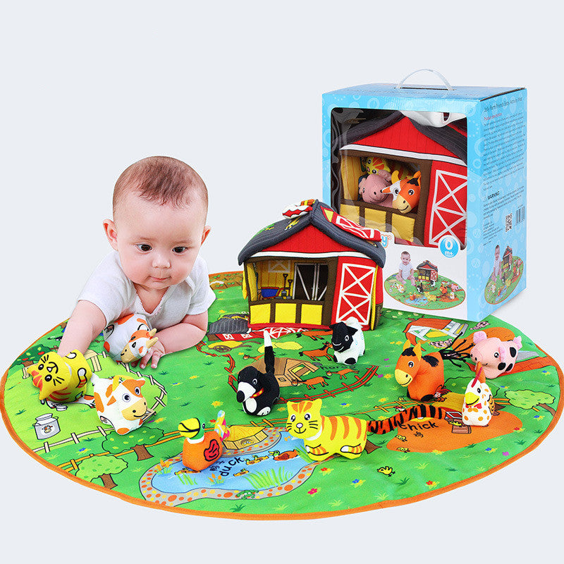 Baby Baby Play Blanket Early Education Animal Toys