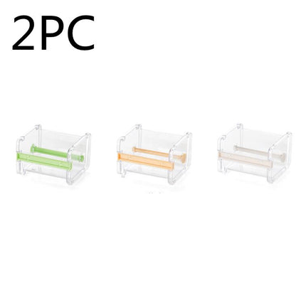 Fante Scotch Tape Cutter Sub-Packing Box Office Gadgets Japanese-Style Hand Account Desktop Tape Storage Box Seat
