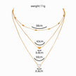 Heart Zircon Multi-layer Necklace