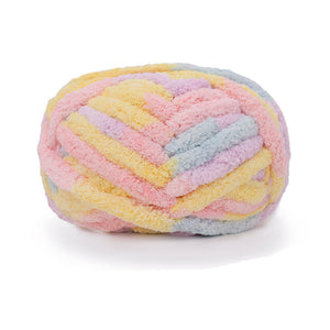 Hand-knitted Rug Weaving Rugs With Thick Yarns And Extra Thick Needles