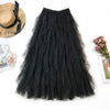 Net Gauze Puffy High Waist Fairy Dress