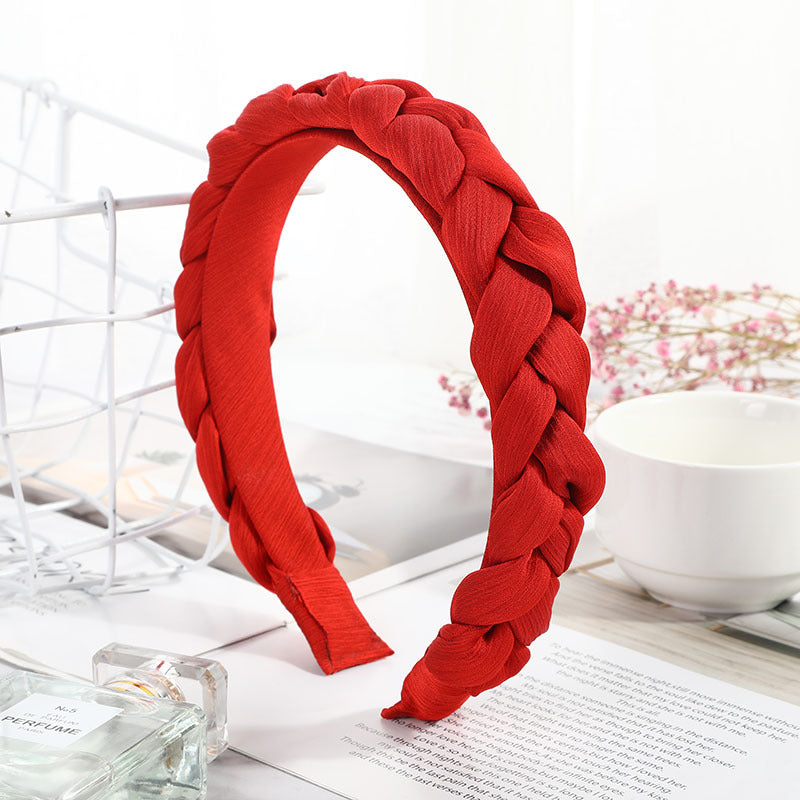 Alpscommerce Houndstooth Wide-brim Retro Headband Adult Hair Accessories