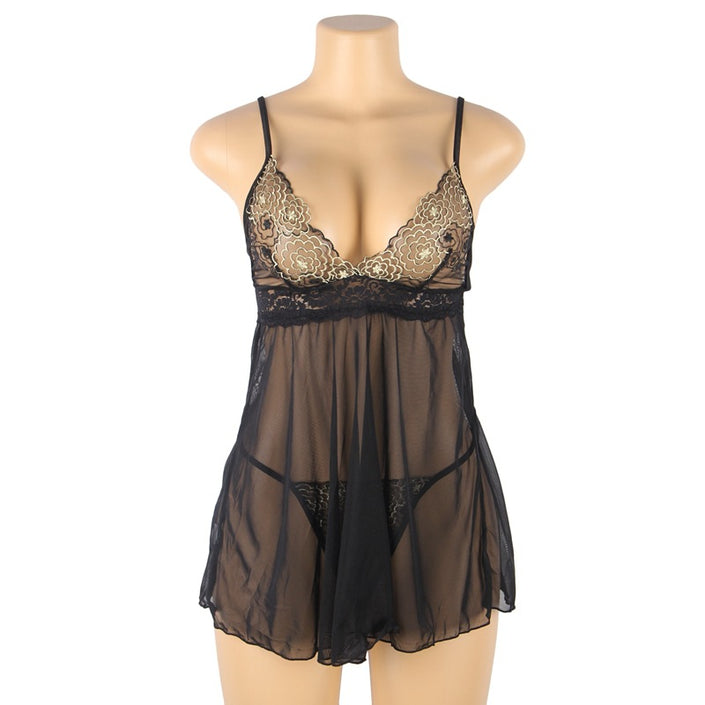 Women's Fashion Suspender Nightdress