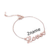 Personalized DIY Custom Name Bracelet Stainless Steel