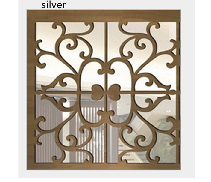 Acrylic Mirror Wall Stickers Wedding Room Bedside Makeup Mirror