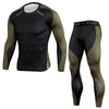Men's PRO Tight Fitness Sports Training Suit Stretch
