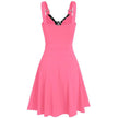 Women's Fashion Punk Style Sleeveless Straps Loose Big Hem Halter Dress