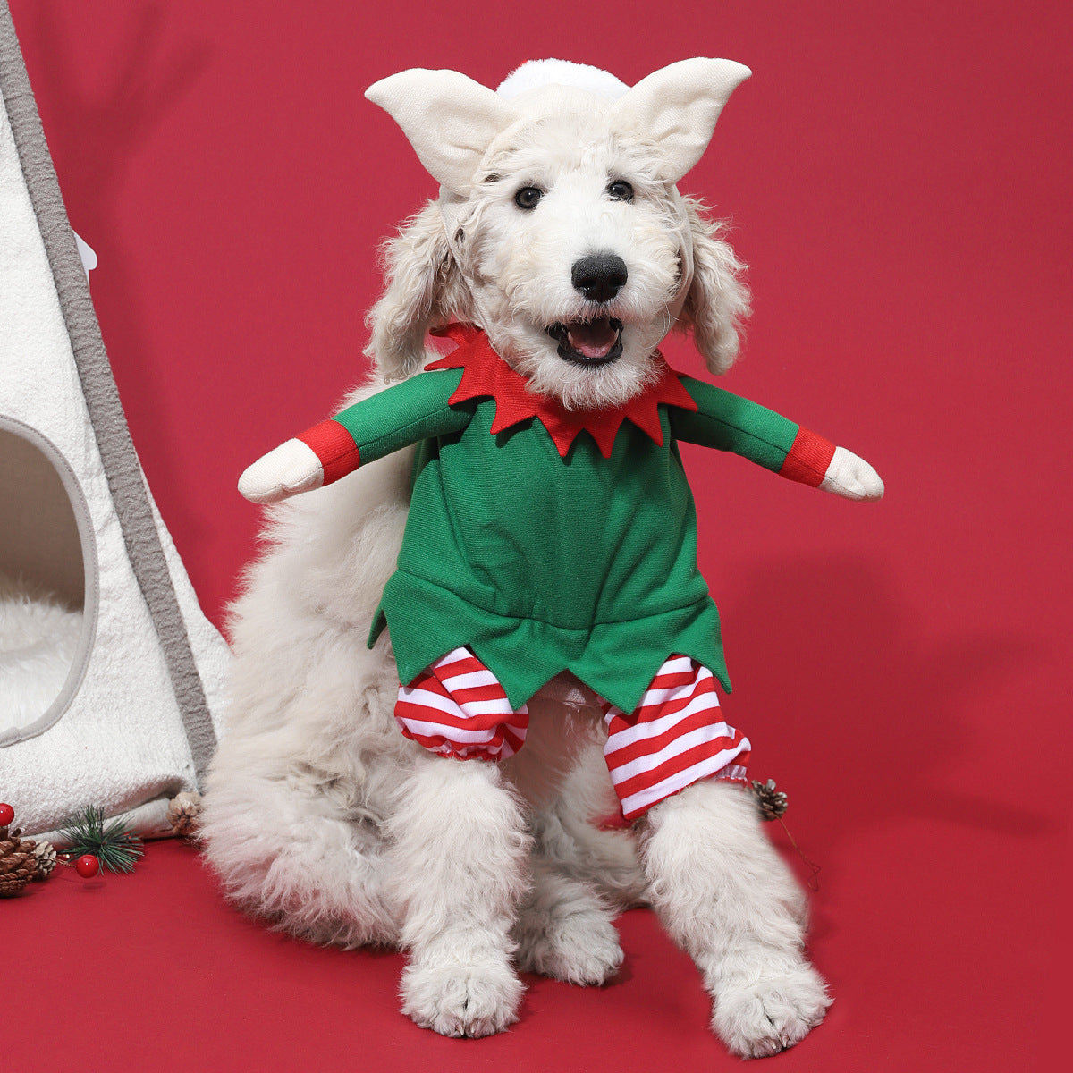 Alpscommerce Small Dog cute Clothes Thickened Dog dress up