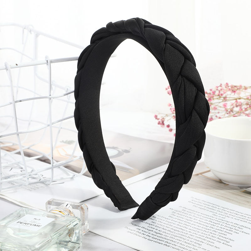 Alpscommerce Houndstooth Wide-brim Retro Headband Adult Hair Accessories