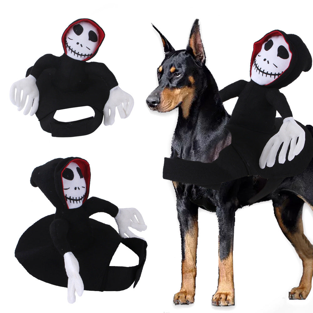 Pet Cosplay Costume Clothes Spider Pumpkin Vest