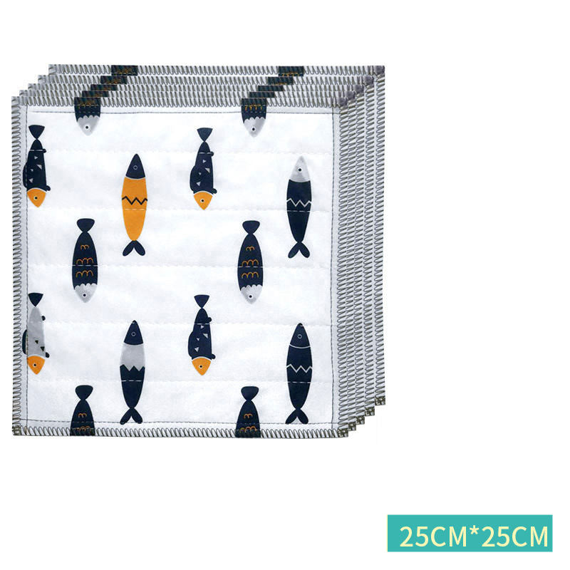 Dish Cloth Kitchen Housework Cleaning Supplies Water Absorbing