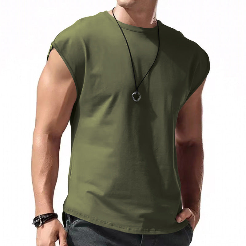 Men's Summer Sleeveless T-shirt And Camisole top