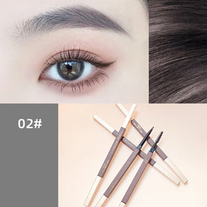 Automatic Rotary Sketch Waterproof And Non Smudging Extremely Thin Double Headed Eyebrow Pencil