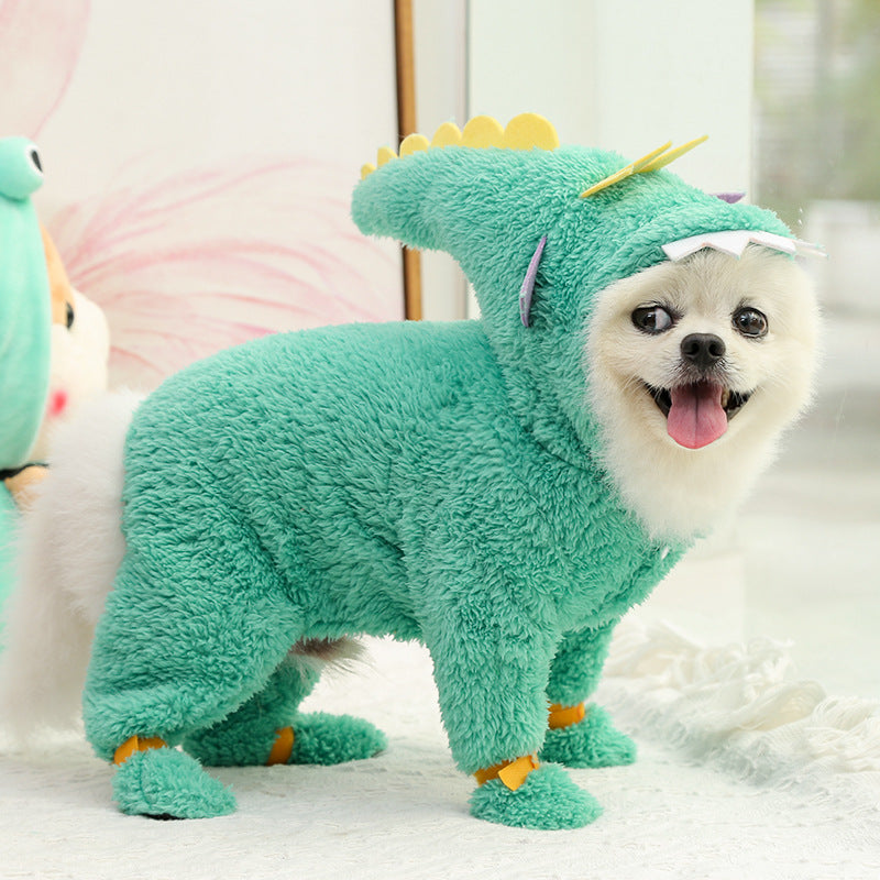Coral Fleece Warm Clothes For Pets Dogs And Cats