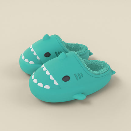 Shark Shoes For Child Cute Waterproof Warm Slippers Home Shoes Kids