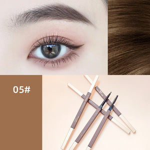 Automatic Rotary Sketch Waterproof And Non Smudging Extremely Thin Double Headed Eyebrow Pencil