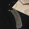 Fashionable And Simple Long Tassel Earrings