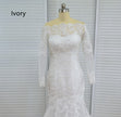 New Bridal One Shoulder Trailing Wedding Dress