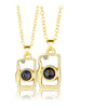 New Camera-shaped Hollow Magnetic Projection Stitching Necklace