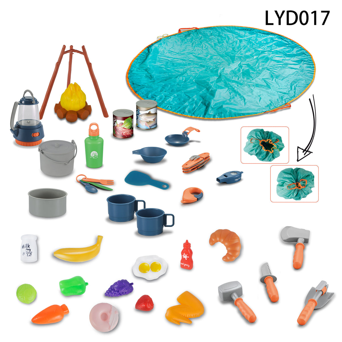 Alpcamers Children's Simulation Camping Tent Play House Toys Outdoor