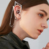 Female Geometric Element Earrings Cold Wind Long Earrings
