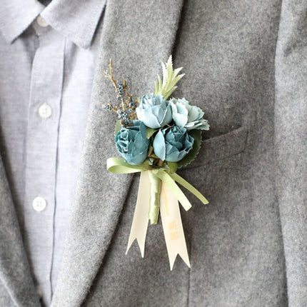 Gift Wrapping Groom And Groomsman Corsage