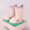 Waterproof Shoes Safety Rubber Shark Slippers Kids Rain Boots