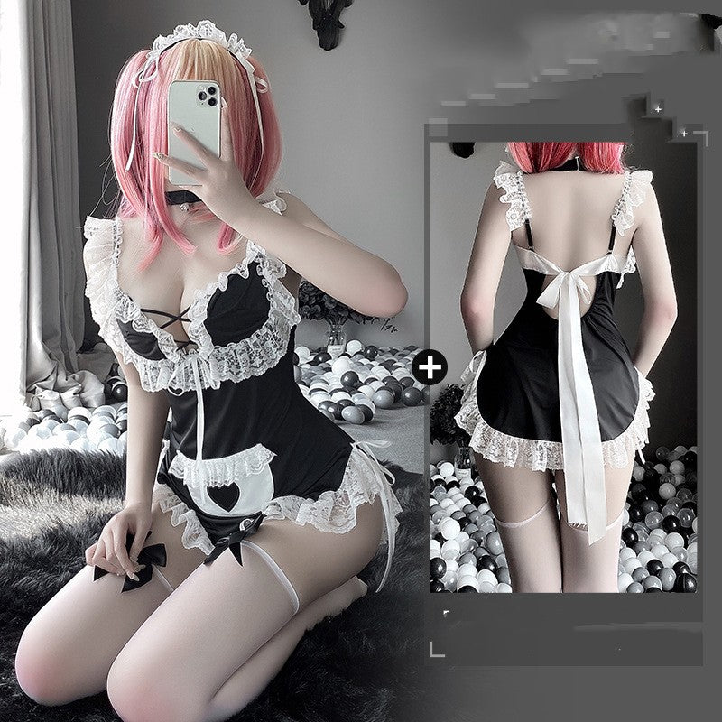 Servant And Maid Uniform Suit Lace Bandage