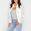 Women Bomber Jacket With Lace