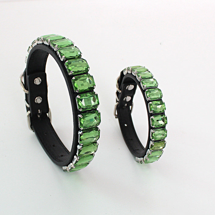 PU Dog  Cat Collar