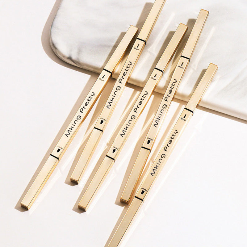 Double-headed Triangle Ultra-fine Double-headed Eyebrow Pencil