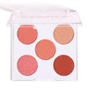 Five-color Matte Pearl Rouge Blush Palette