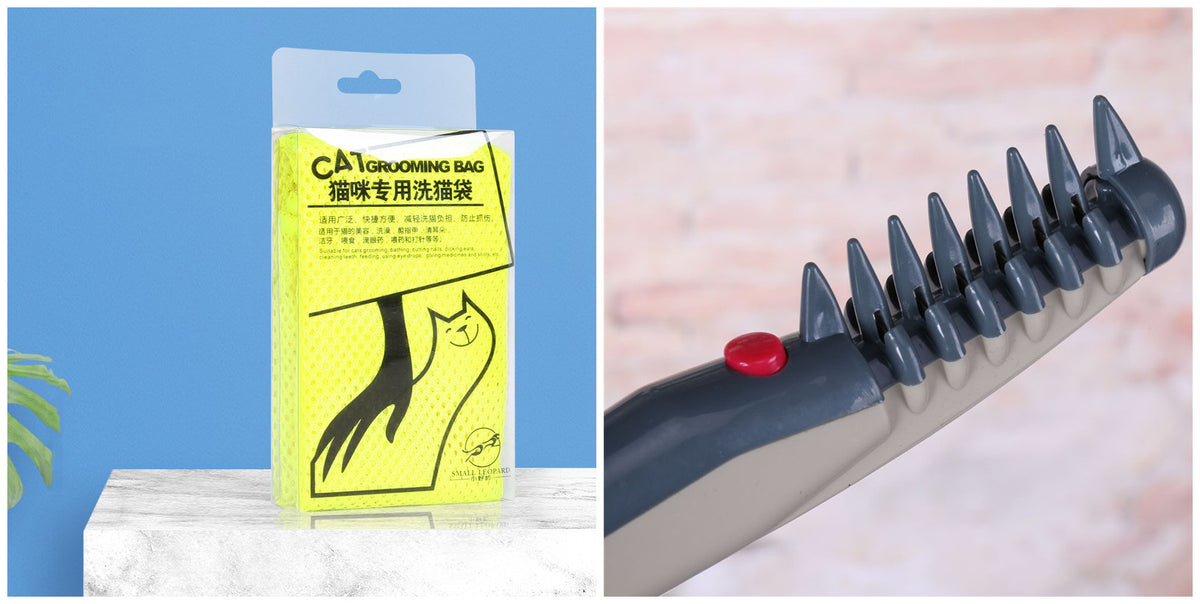Cat Bag Cat Bath Artifact Special Cat Anti-scratch Bite Pet Nail Clipper Cat Bag Bag
