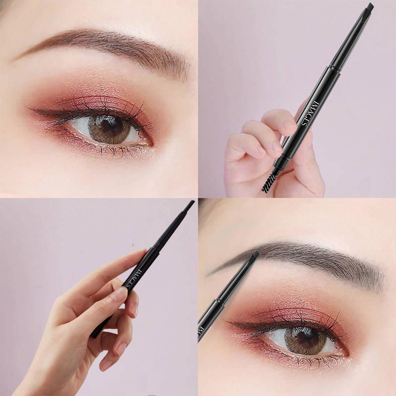 Double-ended Eyebrow Pencil Waterproof Sweat-proof And Non-fading