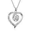 Sister Gifts Engraved I Love You Forever My Friend 925 Sterling Silver Heart Pendant Necklace
