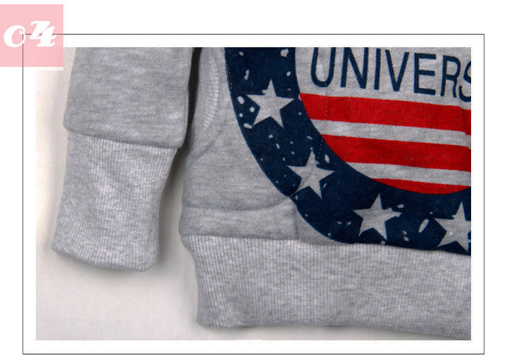 Fashion Kids Plus Cashmere Lamb Wool Hooded Sweater