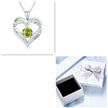 Female 925 Silver Twelve Birthstone Pendant Necklace