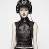 Steampunk Goth Leather Vest Stage Accessories