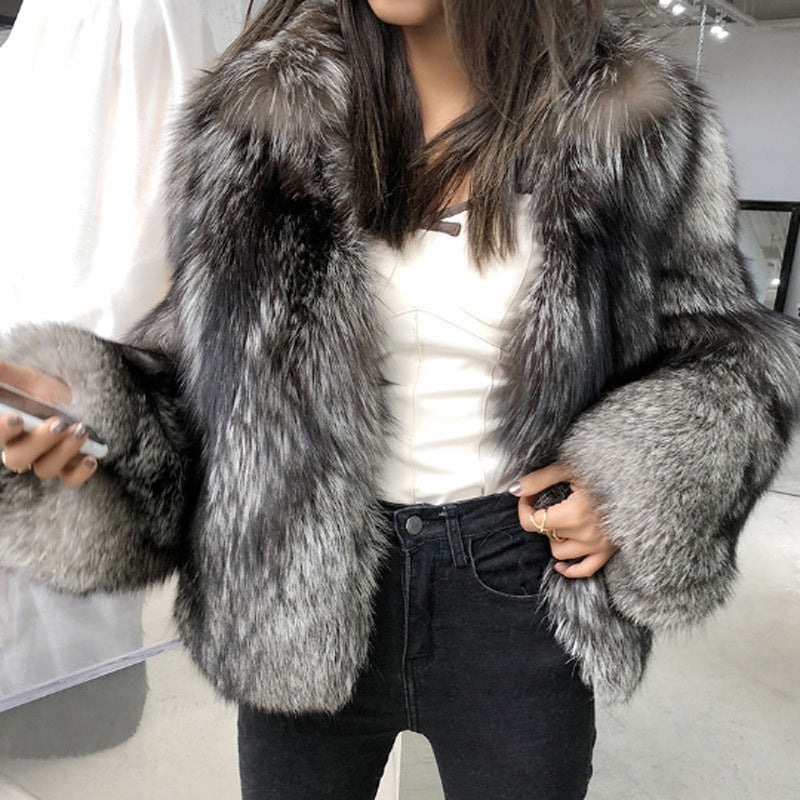 Women's Fur Coat Short Fashion Imitation Fox fashion